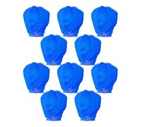 LVYUDS 10pcs Floating Lanterns to Release in Sky Prayers for Blessings Chinese Lanterns Installation Portable for Outdoor Beaches(Blue)