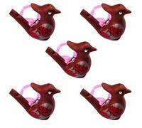 LVYUDS 5 Pcs Water Bird Whistle, Ceramic with Rope Music Bird Call Whistle Suitable for Water Park Children's Gift Parties(Color:F)