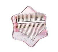 LVYUDS Acrylic Kalimba, 17-tone Simple Thumb Piano, 21-tone Crystal Beginners Transparent Finger Piano (Color : C, Size : 21 keys)