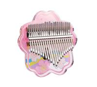 LVYUDS Acrylic Kalimba, 17-tone Simple Thumb Piano, 21-tone Crystal Beginners Transparent Finger Piano (Color : B, Size : 21 keys)