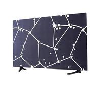 LVYUDS All-Inclusive Tv Cover Dustproof Sun Protection, Applicable 19-70 Inches Tv Protective Film Elastic Fabric, for Tv Computer Hanging/Desktop(48 inches,Constellation B)
