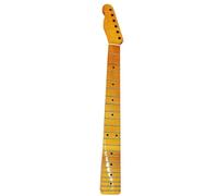 LVYUDS Backhand 22 Fret 26.3 Inch Guitar Neck, Maple Finished Guitar Stem Suitable for TL Electric Guitar Necks Replacement(Yellow)