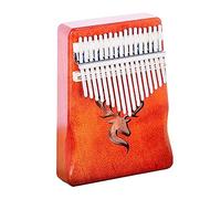 LVYUDS Colorful Solid Wood Kalimba, Mahogany Thumb Piano for Beginners, Finger Piano(C)