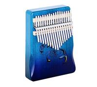 LVYUDS Colorful Solid Wood Kalimba, Mahogany Thumb Piano for Beginners, Finger Piano(E)