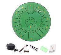 LVYUDS Cute And Simple Tongue Drum Set, 13 Inch Bear Pattern Handpan Drum Percussion Instrument, Steel Tongue Drum Set with Drum Kit(Green)