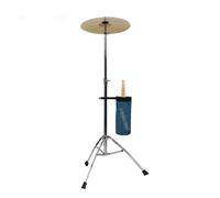 LVYUDS Double Layer Drumstick Holder for Cymbal Jazz/Dumb Drums, Oxford Drum Stick Case Storage Mallets Brush Sheet Music Drum Stick Bag Portable Travel(Blue)
