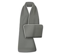 LVYUDS Eating Unisex Bibs for Adults Anti-Stain Machine Washable Adult Bibs for Women Reusable Bibs for Elderly Clothing Accessories(Dark Grey)