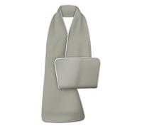 LVYUDS Eating Unisex Bibs for Adults Anti-Stain Machine Washable Adult Bibs for Women Reusable Bibs for Elderly Clothing Accessories(Light Grey)