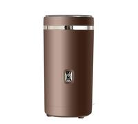LVYUDS Electric Pill Crusher Dry Wet Use Press to Start Pill Grinder Fine Powder Easy to Cleaning Medicine Crusher for Herbs Coffee Spices Beans(Brown)