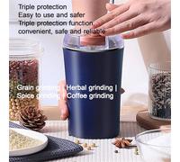 LVYUDS Herbal Medicine Pill Grinder Fine Powder Family Elderly Pets Electric Pill Crusher for Multiple Pills Tablet Crusher Portable(Blue)