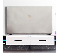 LVYUDS Light Luxury TV Cover 32-100 Inches, Waterproof Dustproof Sun Protection, Universal TV Computer Cover, Interior Decoration (White, 100inches)