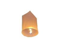 LVYUDS Party Chinese Lanterns Safe Paper Lanterns to Release in Sky with Pen Mark Your Wish Entrust Your Hopes for Festive Occasions(White,1pcs,1.2m)