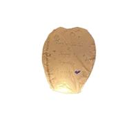 LVYUDS Party Chinese Lanterns Safe Paper Lanterns to Release in Sky with Pen Mark Your Wish Entrust Your Hopes for Festive Occasions(White,1pcs,80cm)