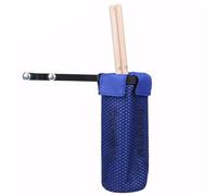 LVYUDS Portable Universal Drumstick Holder Screws Fixing Clip, Drum Stick Bag Oxford Practice Dumb Jazz Drums Percussion Stick Bag Mallets Brush(Blue)