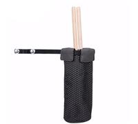 LVYUDS Portable Universal Drumstick Holder Screws Fixing Clip, Drum Stick Bag Oxford Practice Dumb Jazz Drums Percussion Stick Bag Mallets Brush(Grey)