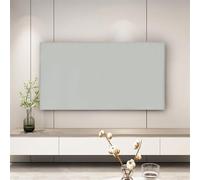 LVYUDS Pure Color Dustproof Tv Cover, Hanging/Desktop Universal Stretch Fabric Tv Protective Film Applicable 32-85 Inches Flat Tv(Grey,32-39inches)