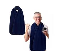 LVYUDS Scarf-Style Bibs for Adults Feeding Stain-Proof Adult Bibs for Women Men Reusable for Wash Up Bedridden Care Bibs for Seniors Gifts(2pcs)