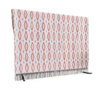 LVYUDS Versatile Tv Display Protectors Half-Coverage Tv Cover Dust-Proof Heat Dissipation Tv Enclosure No Need to Remove for Elderly(55 inch,Diamond B-red)