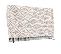 LVYUDS Versatile Tv Display Protectors Half-Coverage Tv Cover Dust-Proof Heat Dissipation Tv Enclosure No Need to Remove for Elderly(47 inch,Diamond A - red)