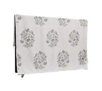 LVYUDS Versatile Tv Display Protectors Half-Coverage Tv Cover Dust-Proof Heat Dissipation Tv Enclosure No Need to Remove for Elderly(50 inch,C-Blue)