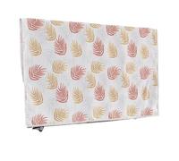 LVYUDS Versatile Tv Display Protectors Half-Coverage Tv Cover Dust-Proof Heat Dissipation Tv Enclosure No Need to Remove for Elderly(60 inch,F-pink)