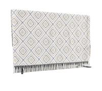 LVYUDS Versatile Tv Display Protectors Half-Coverage Tv Cover Dust-Proof Heat Dissipation Tv Enclosure No Need to Remove for Elderly(37 inch,Diamond A - gray)