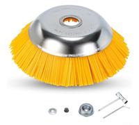 LVYXON 1 PCS 200x25.4mm 8in Nylon wire Grass Round Brush Wild Herb Cutter wheel Garden Trimmer Wire Brush