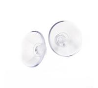 LVYXON 10 Suction Cups with Wide Range Application, Clear PVC Hooks for Convenient Hanging (40mm)
