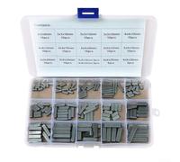 LVYXON 140pcs Round Head Feather Key Set Motor Shaft Keys Assortment 304 Stainless Steel Parallel Drive Shaft Keys Kit for Flywheel Pulley Fasteners M3-M6