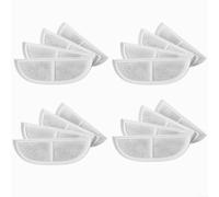 LVYXON 16 Pack Cat Water Fountain Filters, Fountain Filter Replacement Filters For Eufy Pet Water Fountain The Stainless Steel Automatic Water Dispensers