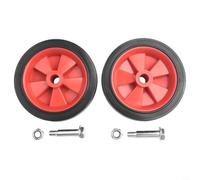 LVYXON 2 Pcs Air Compressor Wheel Replacement Absorption Non-Slip 5-6 Inch Shockproof Compressors Casters, Caster Wheels((6inch)