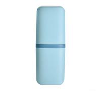 LVYXON Convenient Travel Toothbrush Holder with Easy Access Design Great for Family Adventures (Blue)