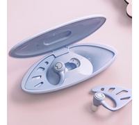 LVYXON Elf Ear Headphones, Cute for PINK Elf Ear Headphones, True Wireless Earbuds with LED Light, Elf in-Ear Earbuds with Charging Case, for Music Lovers and Fantasy Enthusiasts(blue)