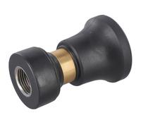 LVYXON Fireman Style Hose Nozzle Sprayer, Heavy Duty Brass Adjustable Flow for High or Low Pressure, 5/8 Inch Standard Fit, Garden Watering and Cleaning Brass