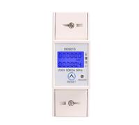 LVYXON For Din Rail Single Phase Wattmeter, Power Consumption, kWh with Reset Function
