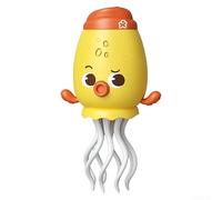 LVYXON Magic-Dancing Octopus Toy, Crazy 8-Leg Auto-Dance Octopus Toy, Crawling Dancing Automatic Obstacle Sensor Toys,Smart-Tentacle Self-Navigating Robotic Pet Toys For Indoor Cat Dog(Yellow)