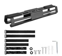 LVYXON Metal Strap Mount for JBL Speakers: Adjustable Galvanized Steel & Nylon Wall Bracket with EVA Cushioning for XTREME, Charge, Flip Series - Black