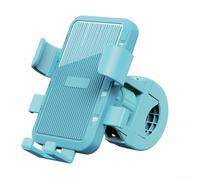 LVYXON Motorcycle Mobile Holder Secure Clamp Arms for Safe and Comfortable Riding (Handlebars blue)