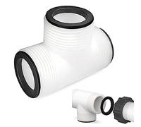 LVYXON Pool Hose T Joint Connector Hose Connector For Intex 1.5 Inch Pool Pump Hose Replacement With 3 X 3 L for RING Gaskets