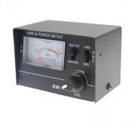 LVYXON SW111 Power VSWR Meter 100W With Forward And Reverse Switches For CB Radio Antennas, Analog 3 Function Meter, And 10/100 Watt Power Selection For Antenna And Cable Testing