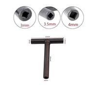 LVYXON T Bar Wrench 3mm 3.5mm 4mm Square Drive Valve Screw Clearance Adjustment Spanner For Scooter And Motorcycle Engine Repair