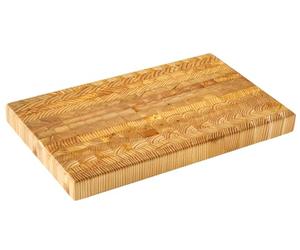 LW HANDMADE LARCH WOOD CANADA Larch Wood Canada End Grain Small Cutting Board, Standard Line, Handcrafted for Professional Chefs & Home Cooking, 17-3/4"" x 11"" x 1-1/2""