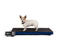 LW Measurements Europe Ltd Veterinary Scale LCVS180K - 180KG x 0.05KG Large Lightweight Blue Rubber Vet Scale with 'Hold' Function for Animal Weighing