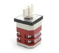 LW12-16/F5672.2 16A 5 Position Pole 8 Screws Control Circuit Rotary Cam Switch 1Pcs