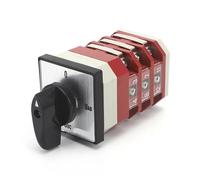 LW12-16/YH3.3 16A 4 Position Pole 12 Screws Three-Phase Cam Rotary Switch 1Pcs