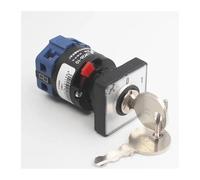 LW26-10 C02/1 Two Gear 10A 690V Single Hole 16mm Key Power Cut-Off Rotary Cam Switch Universal Conversion