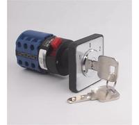 LW26-10 Three Positions 10A 3 Poles LW28 Reversing Dual Power Supply Switching 380V Motor Cam Switch 1Pcs