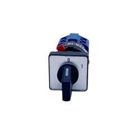 LW26-10A Single Hole Mounting Size 16.2mm 1/2/3/4 Poles Rotary Cam Switch Changeover Selector(3P-12 Terminals)