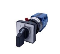 LW26-10X Single Hole Installation 16.2mm Cam Switch Dual Power Supply Change-over Motor Reversing Elevator Control 10A 1Pcs
