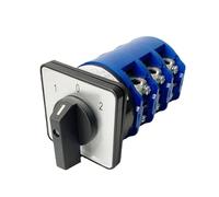 LW26-160/3 3 Positions 160A Changeover Rotary Cam Switch 12 Terminals Silver Contact LW28 YMW26-160/3 1Pcs
